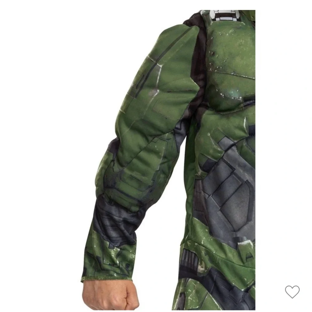 New Microsoft Halo Halo Master Chief Infinite Muscle Costume Halloween w/ Helmet